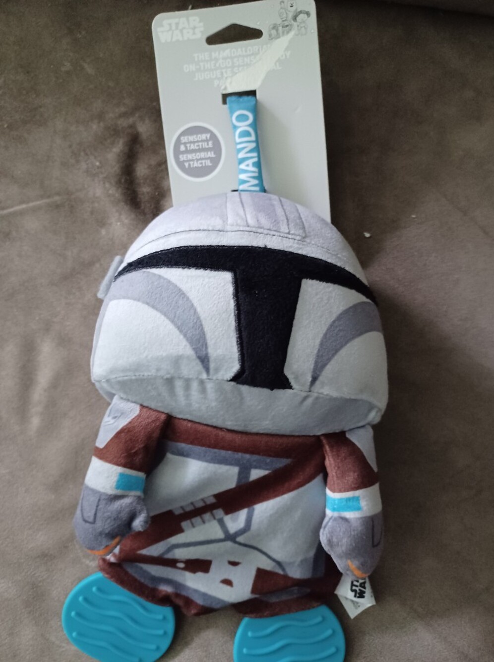 Star Wars Mandalorian Plush Toy - Gray, Brown, Black, Blue
